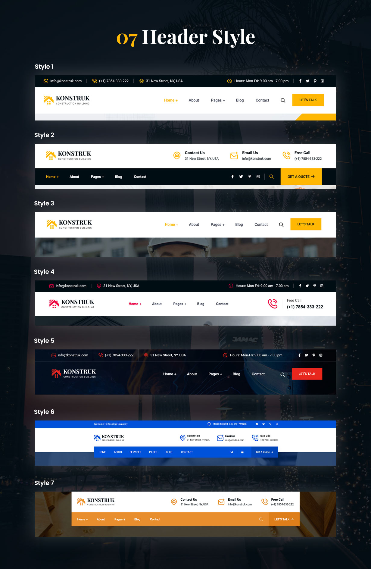 Konstruk - Construction Building WordPress Theme 