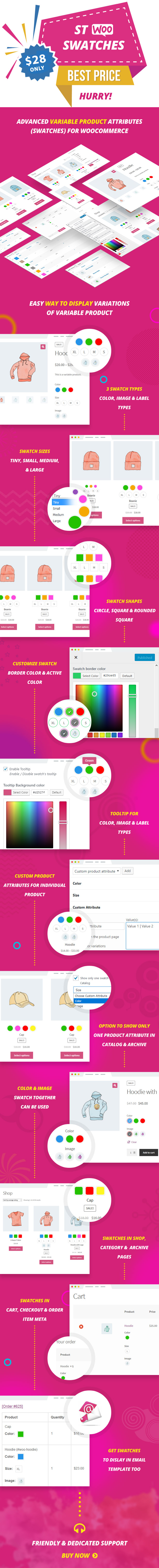 STWooSwatches - Advanced Variable Product Attributes ( Swatches ) for WooCommerce STWooSwatches - Advanced Variable Product Attributes ( Swatches ) for WooCommerce