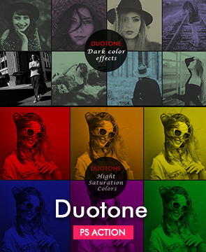 Duotone Photoshop Action