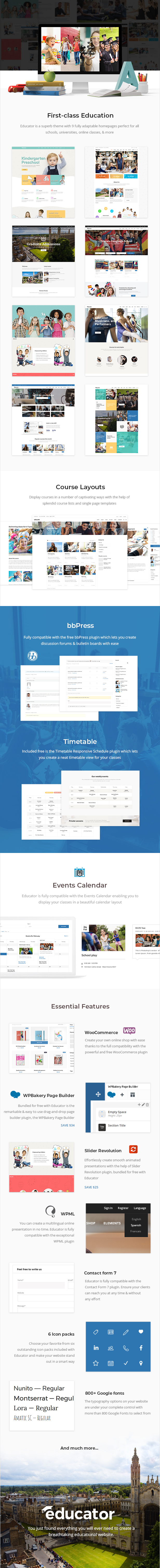 Educator - Education Theme for University & School - 1