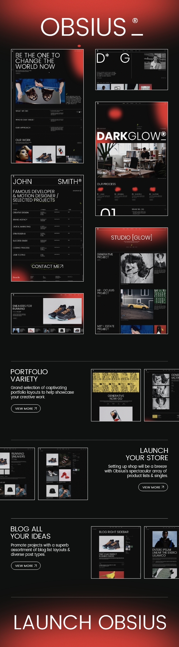 Obsius - Creative Agency WordPress Theme - 1