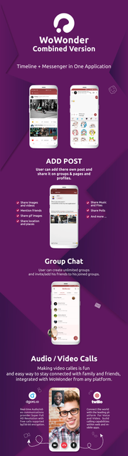 WoWonder Combined Chat Timeline And News Feed Application For WoWonder PHP script - 3