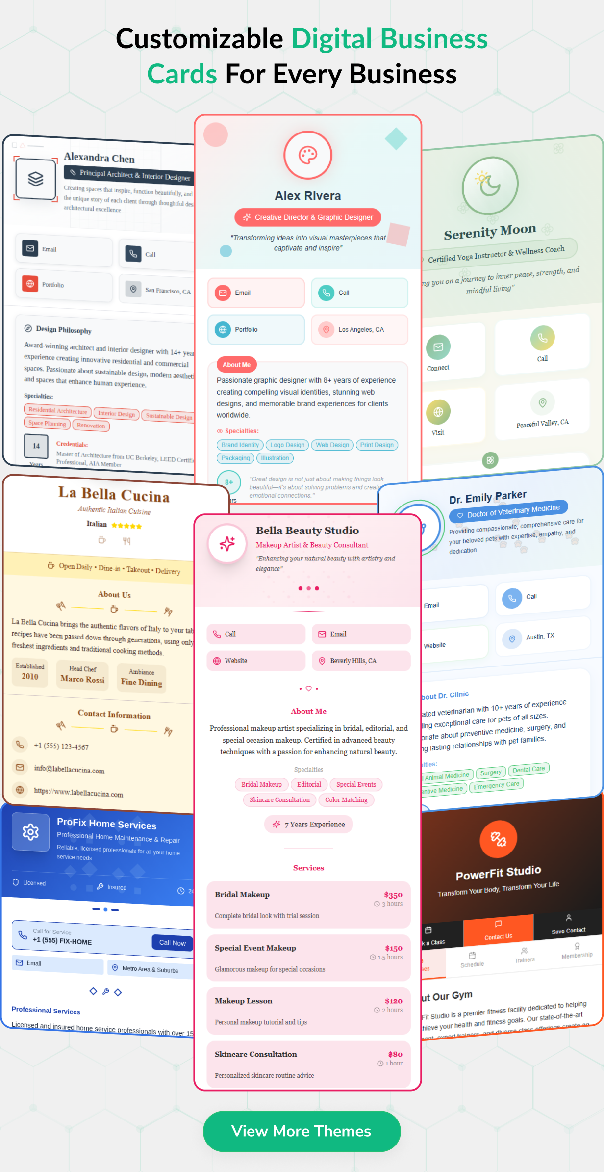 vCard SaaS - Digital Business Card Builder - Bio Links Builder - 40