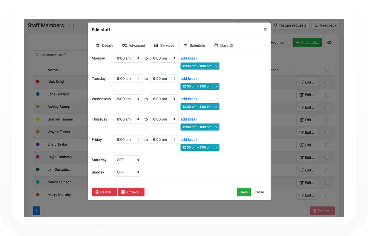 Bookly PRO - Sistema de software de reserva y programación de citas - 137