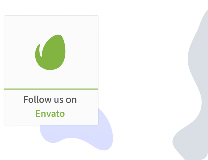 Follow us on Envato