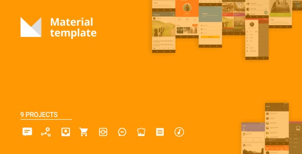 Android Material UI Template 2.1 - CodeCanyon Item for Sale