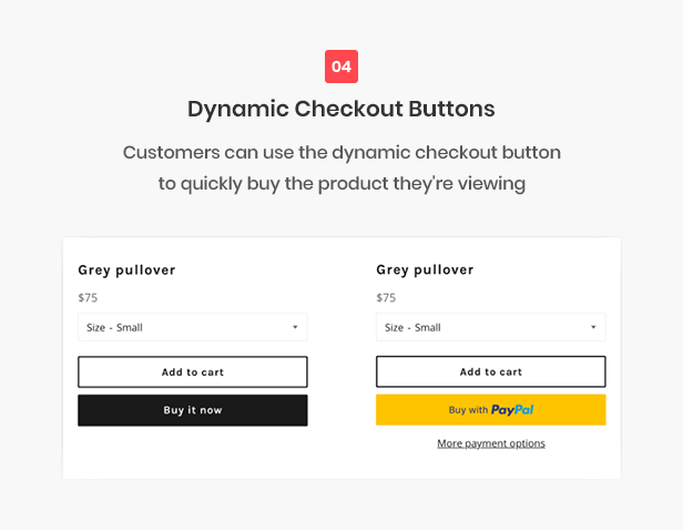 All-in-one shopify theme - dynamic check out