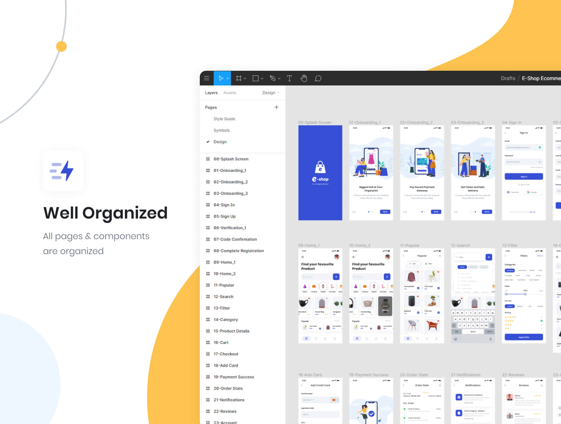 E-Shop Ecommerce App UI Kit - 4