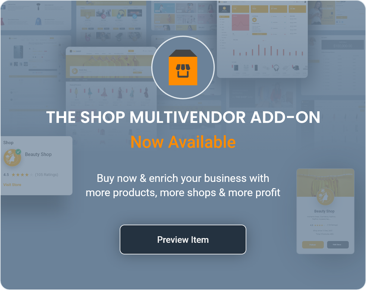 The Shop - PWA eCommerce CMS v3.4