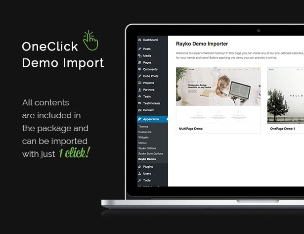 Rayko - Minimal Multi-Concept WordPress Theme - 2