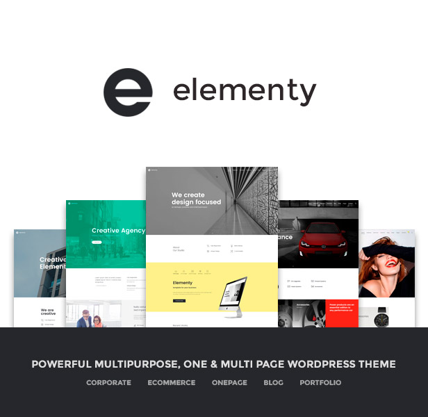 Elementy – Multipurpose Single and Multi-Page WordPress Theme – 1