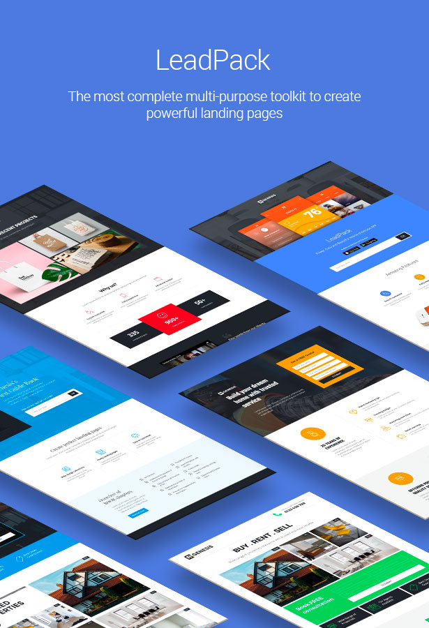LeadPack Landing Pages