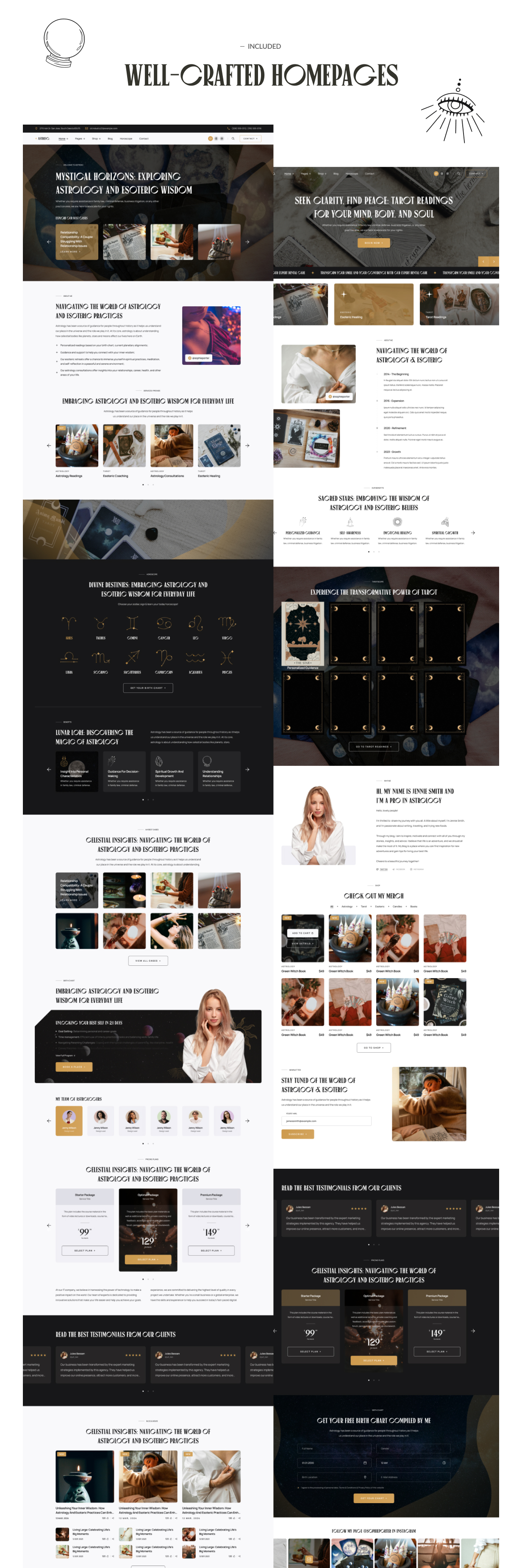 Astreso - Astrology & Esoteric WordPress theme - 2