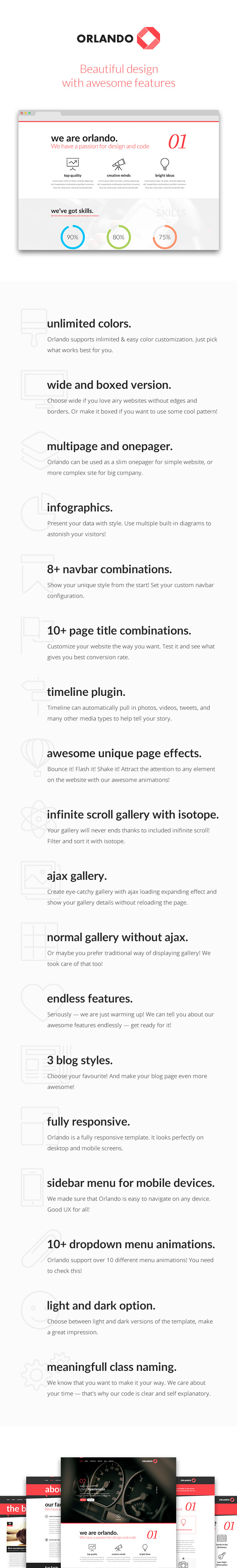 Orlando - Creative Infographics HTML Template - 10
