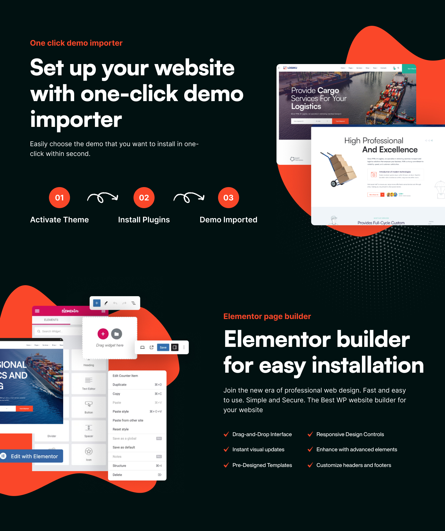 Logiku - Transport & Logistics WordPress Theme - 7