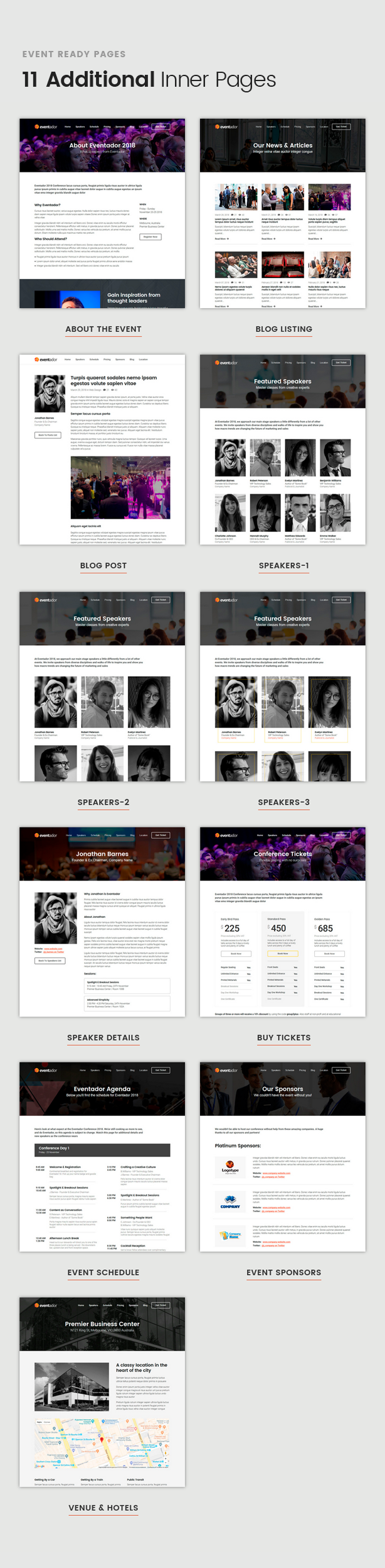 EventAdor Event Marketing WordPress Theme