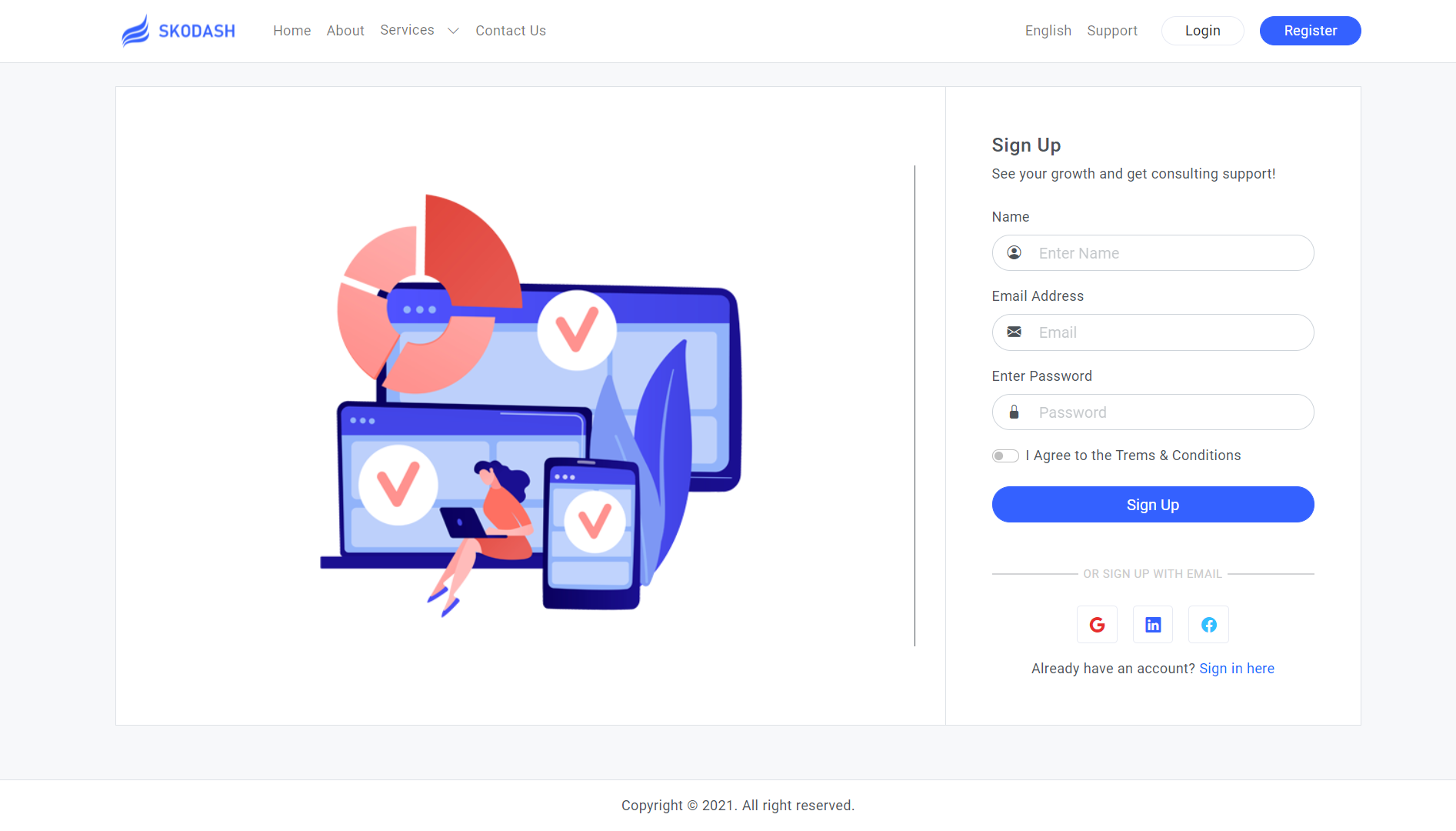 Skodash - Bootstrap 5 Admin Template - 7
