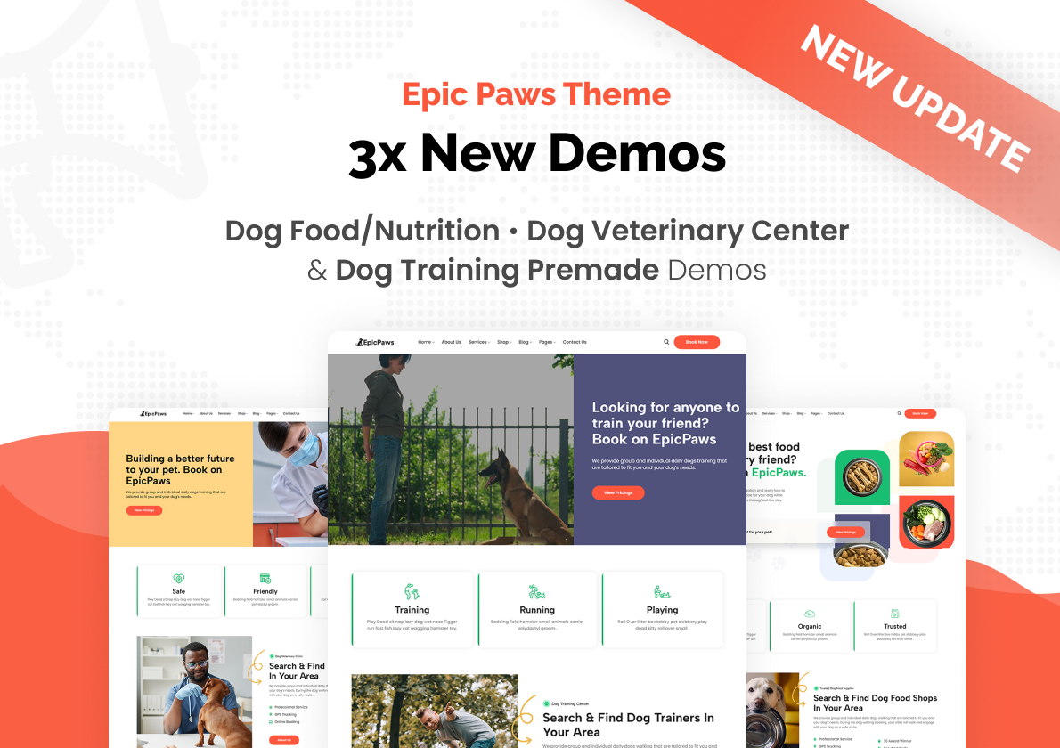 EpicPaws theme demos