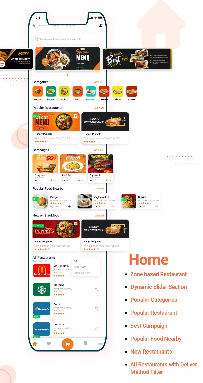 StackFood Multi Restaurant v6.3.0 - Food Delivery App with Laravel Admin and Restaurant Panel - Authentic WP