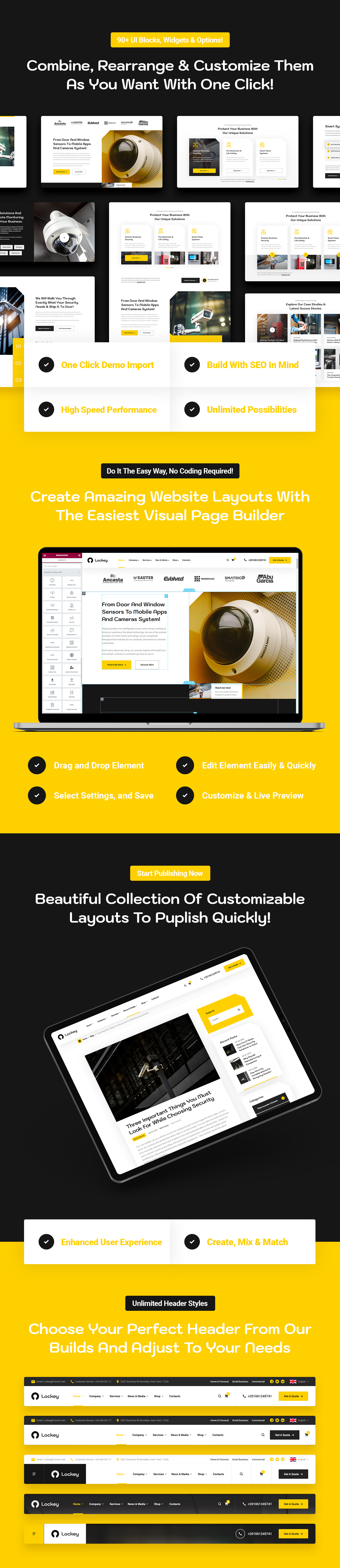 Lockey - CCTV and Security Systems WordPress Theme - 7