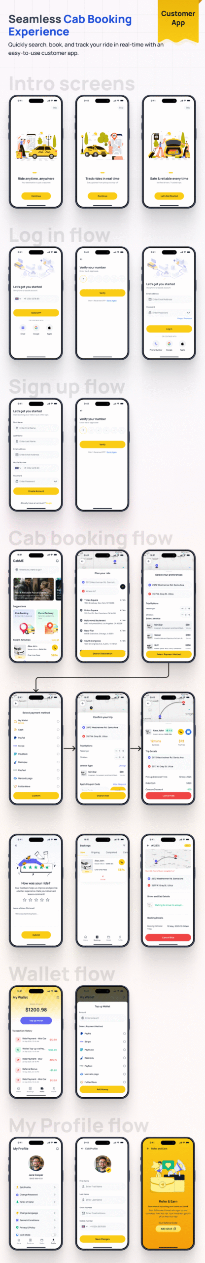 CabME - Flutter Complete Taxi app | Taxi Booking Solution - 10