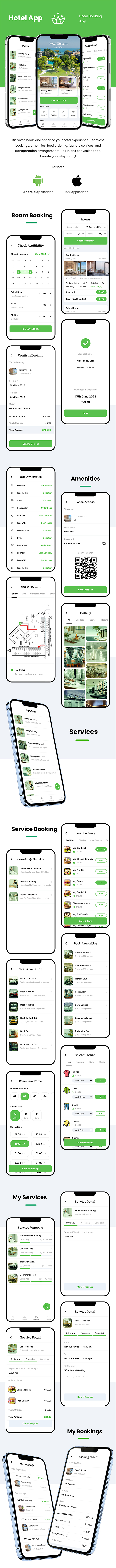 2 Apps Template | Hotel Stay & Services Booking App | Individual Hotel App | Hotel Nirvana - 3