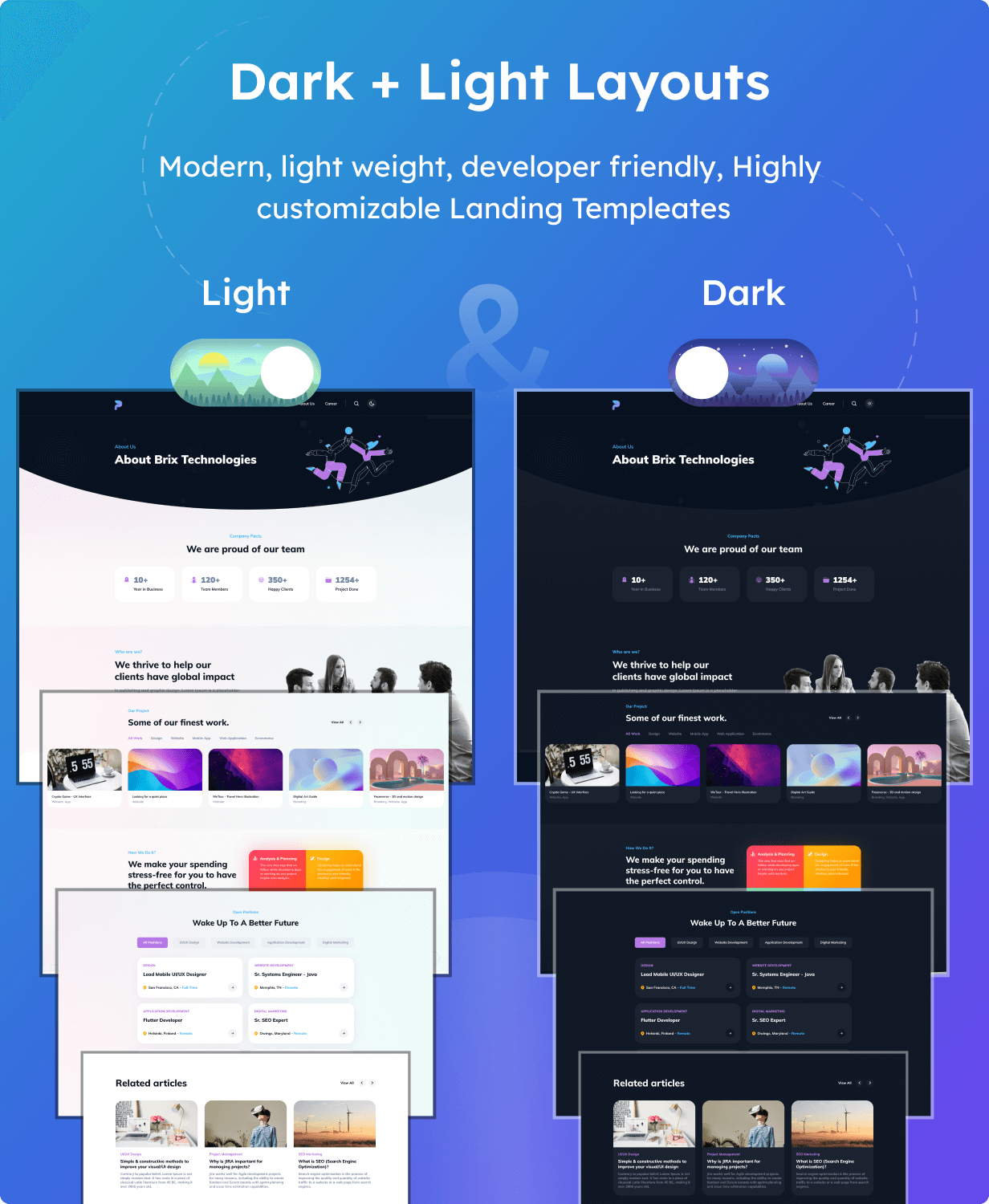 Plurk – Tailwind CSS Multipurpose Landing Templates