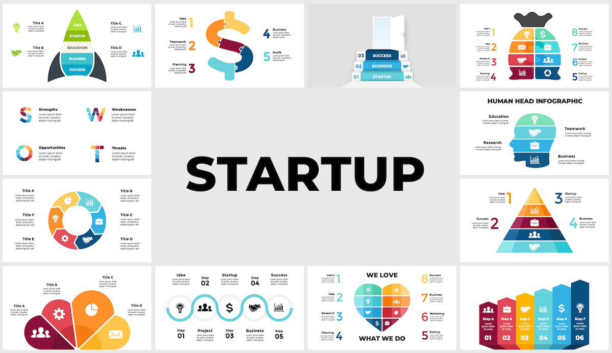 Wowly - 3500 Infographics & Presentation Templates! Updated! PowerPoint Canva Figma Sketch Ai Psd. - 46