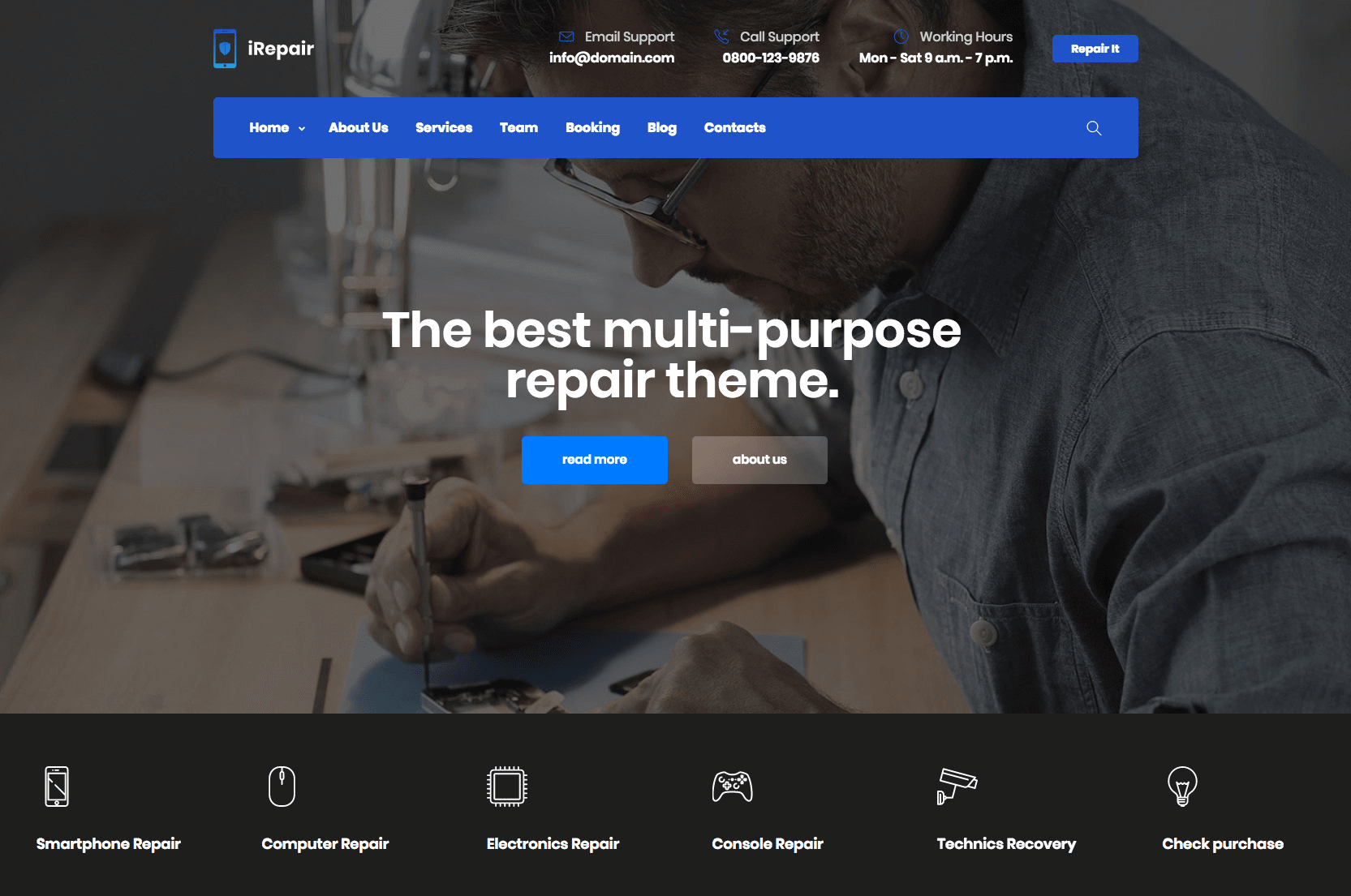 iRepair - Mobile Repair Theme - 2