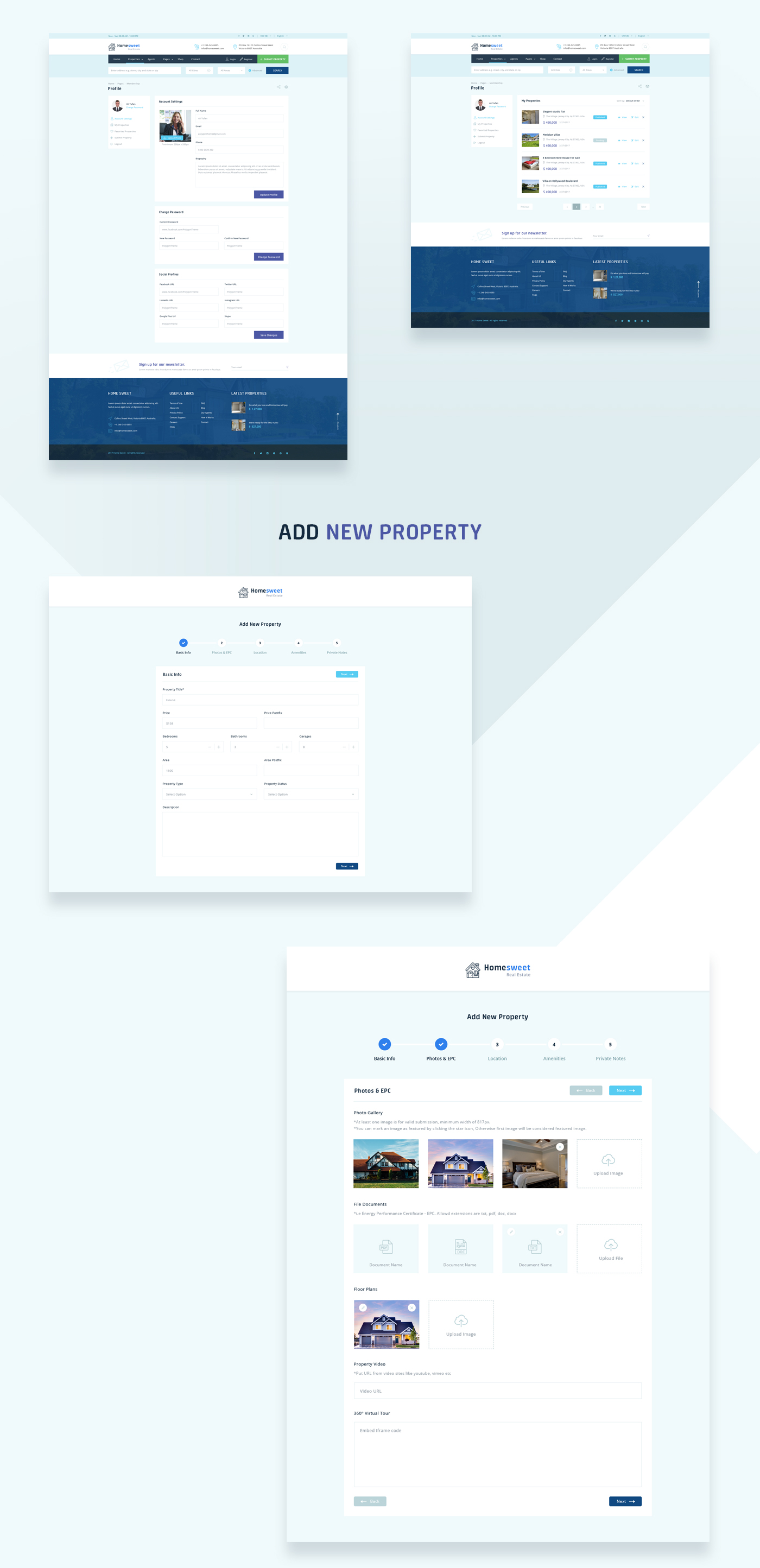 Homesweet - Real Estate PSD Template - 5