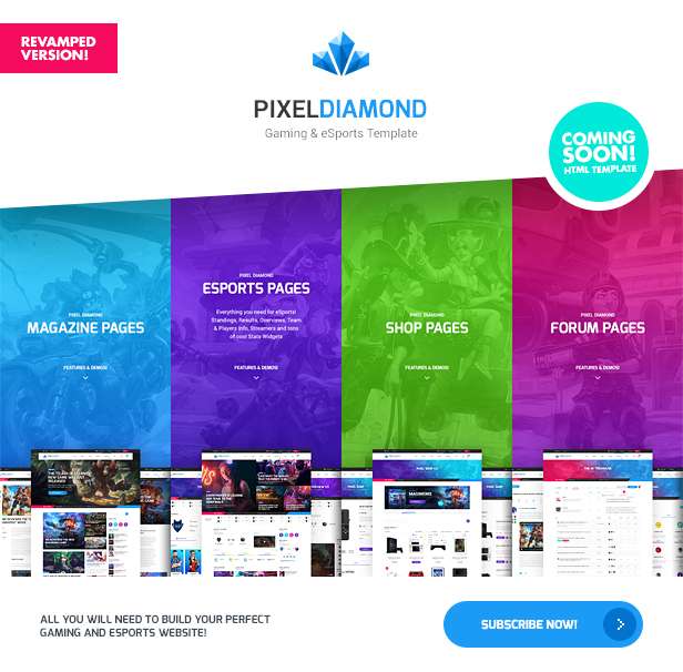 The Alchemists - Sports News PSD Template V4.0 + eSports & Gaming - 12