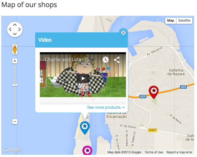 Localizador de lojas do WooCommerce Maps