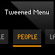 dynamic tweened menu (as3, xml) - FlashDen Item for Sale