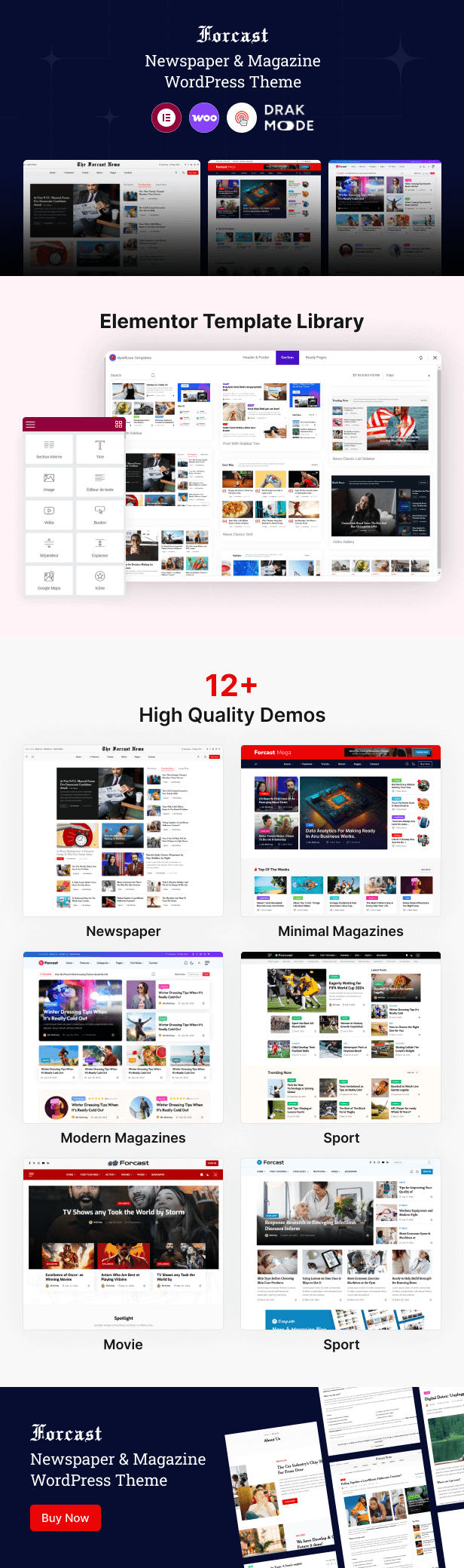 Forcast - Newspaper & Magazine WordPress Theme - 3