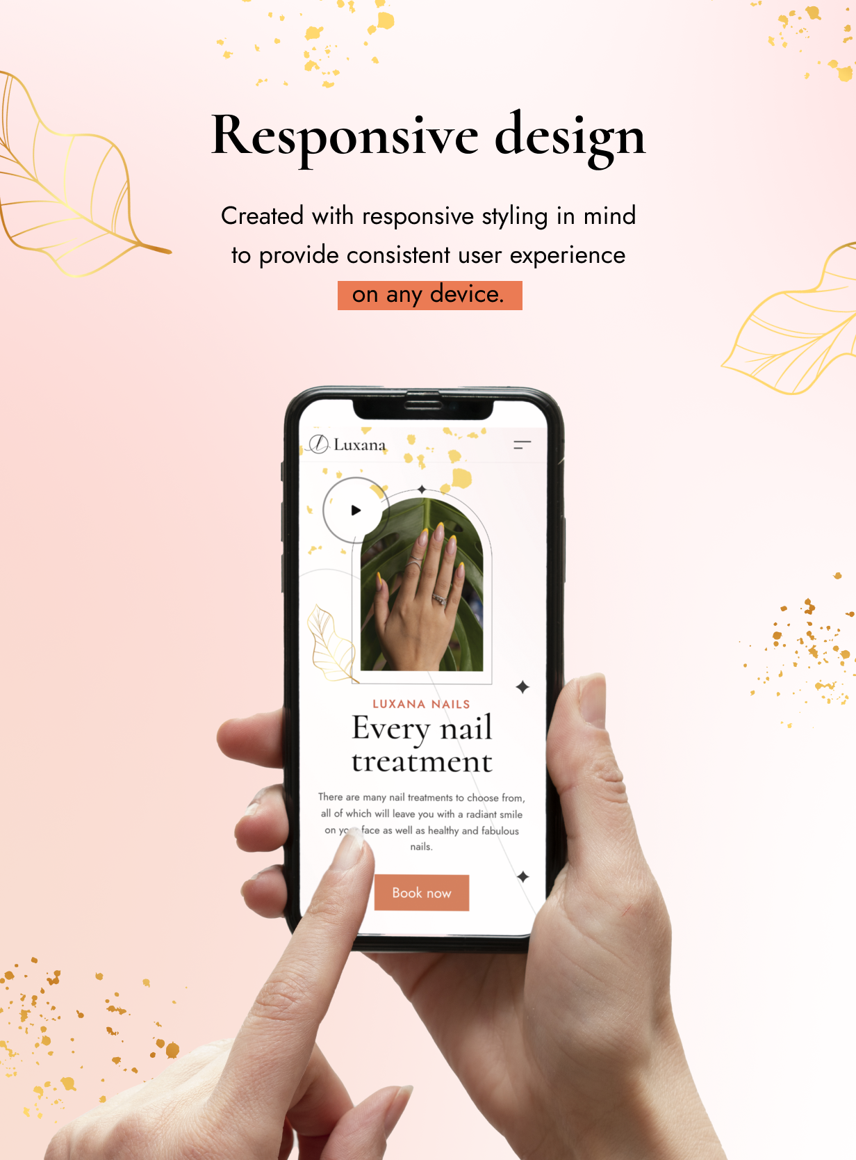 Luxana - Nail Bar & Beauty Salon WordPress Theme