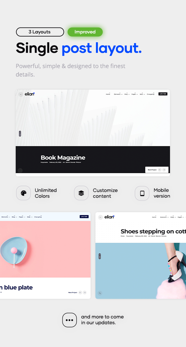 Elian - Creative Portfolio Multipurpose Blogger Theme - 18