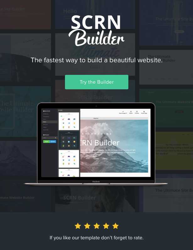 SCRN - One Page Responsive Parallax Template - 3