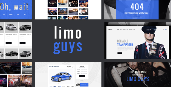 LIMO GUYS – Creative WordPress theme for Car Rental and Limo Service