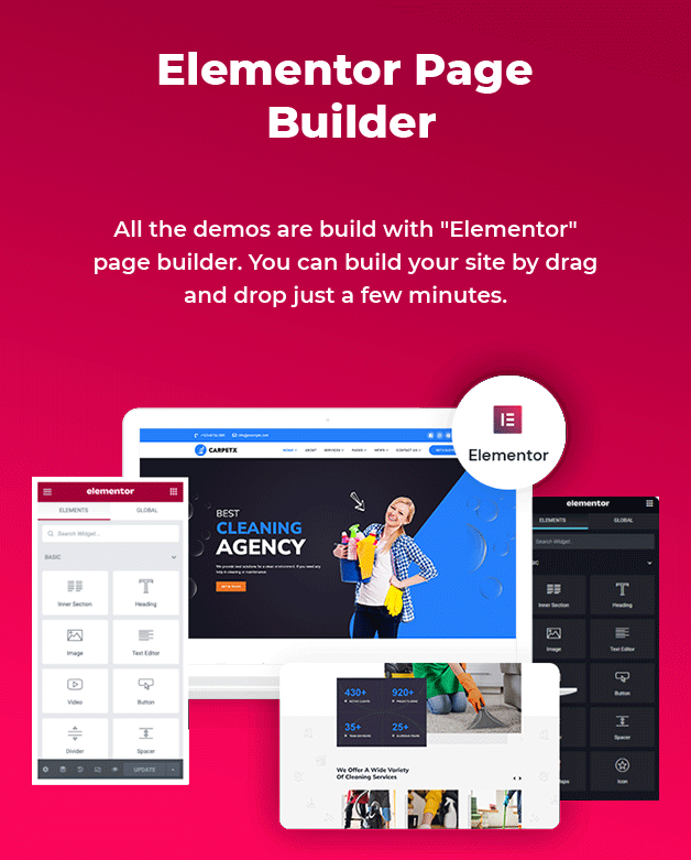 Elementor Builder Available