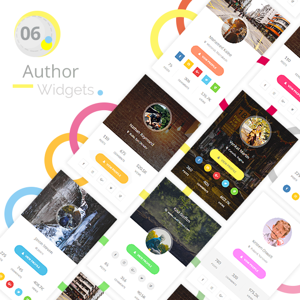 Youzify Author Widgets