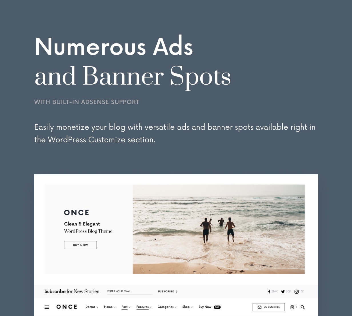 Once - Clean & Elegant WordPress Blog Theme - 29