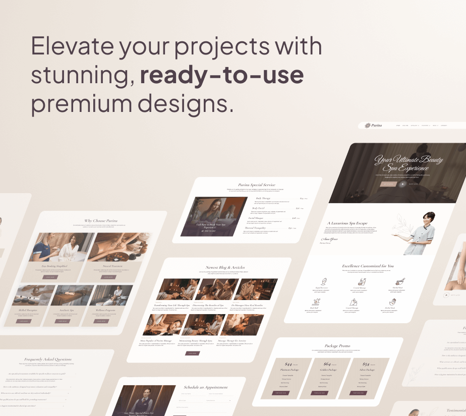 Purina – Spa & Wellness FSE WordPress Theme - 5