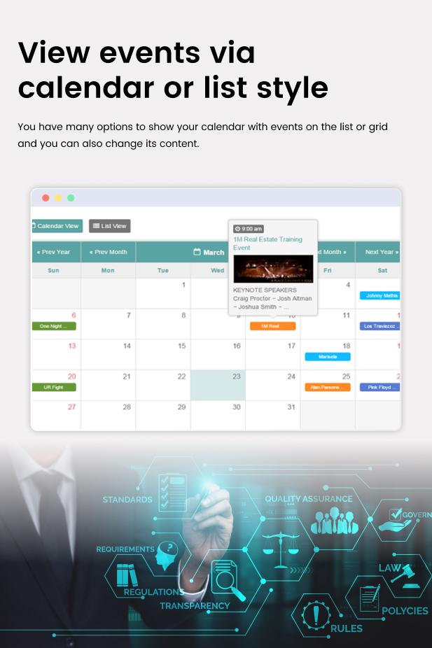 Facebook Events Calendar For WordPress - 10