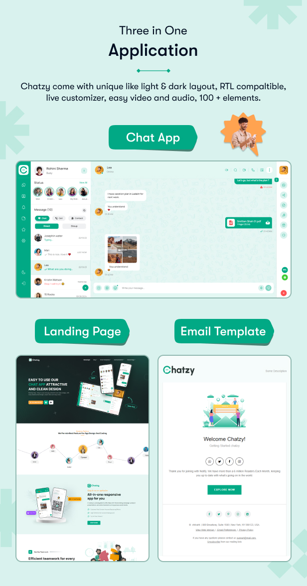Chatzy - Perfect Chat and Discussion HTML Template