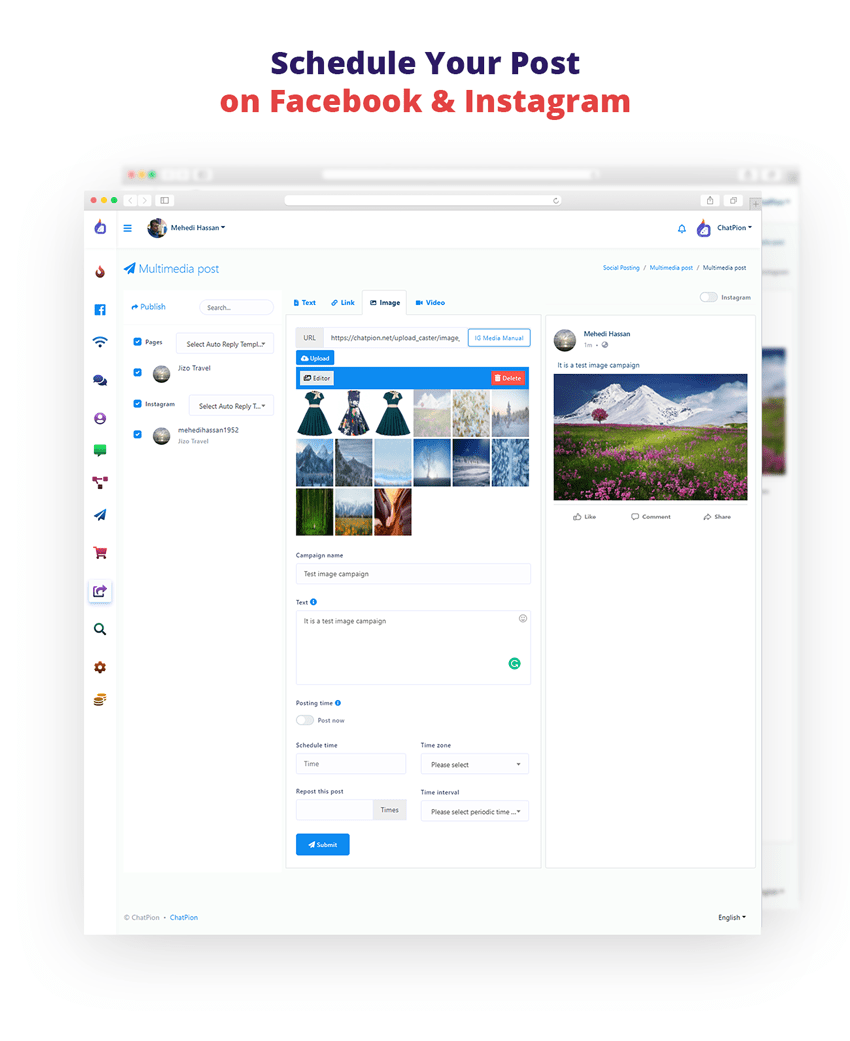 ChatPion - Facebook & Instagram Chatbot,eCommerce,SMS/Email & Social Media Marketing Platform (SaaS) - 10