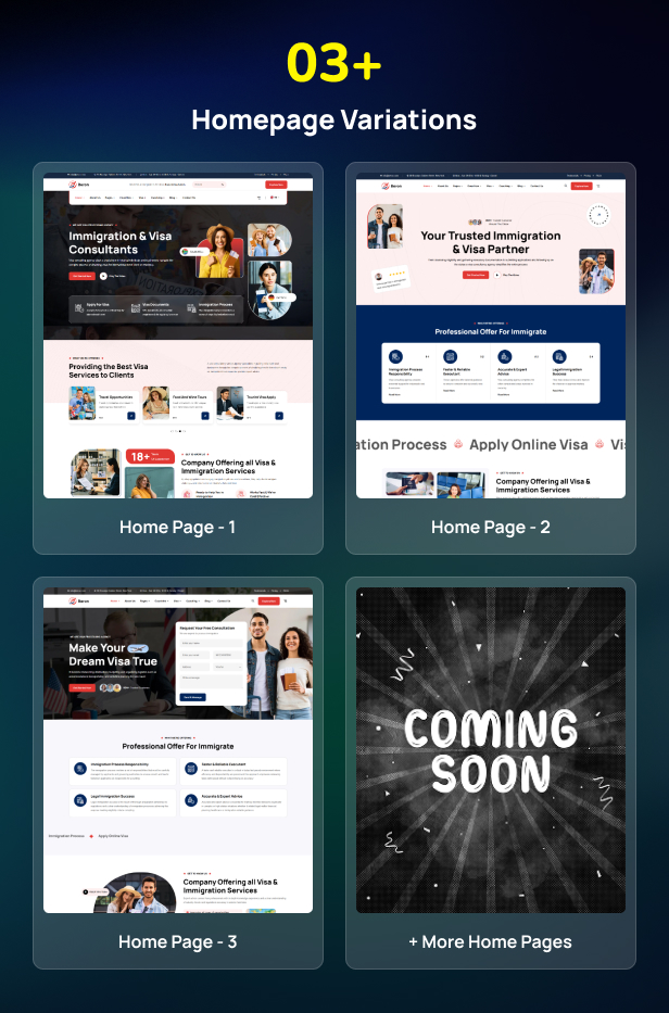 Beron - Visa Consultancy & Immigration Services WordPress Theme - 2