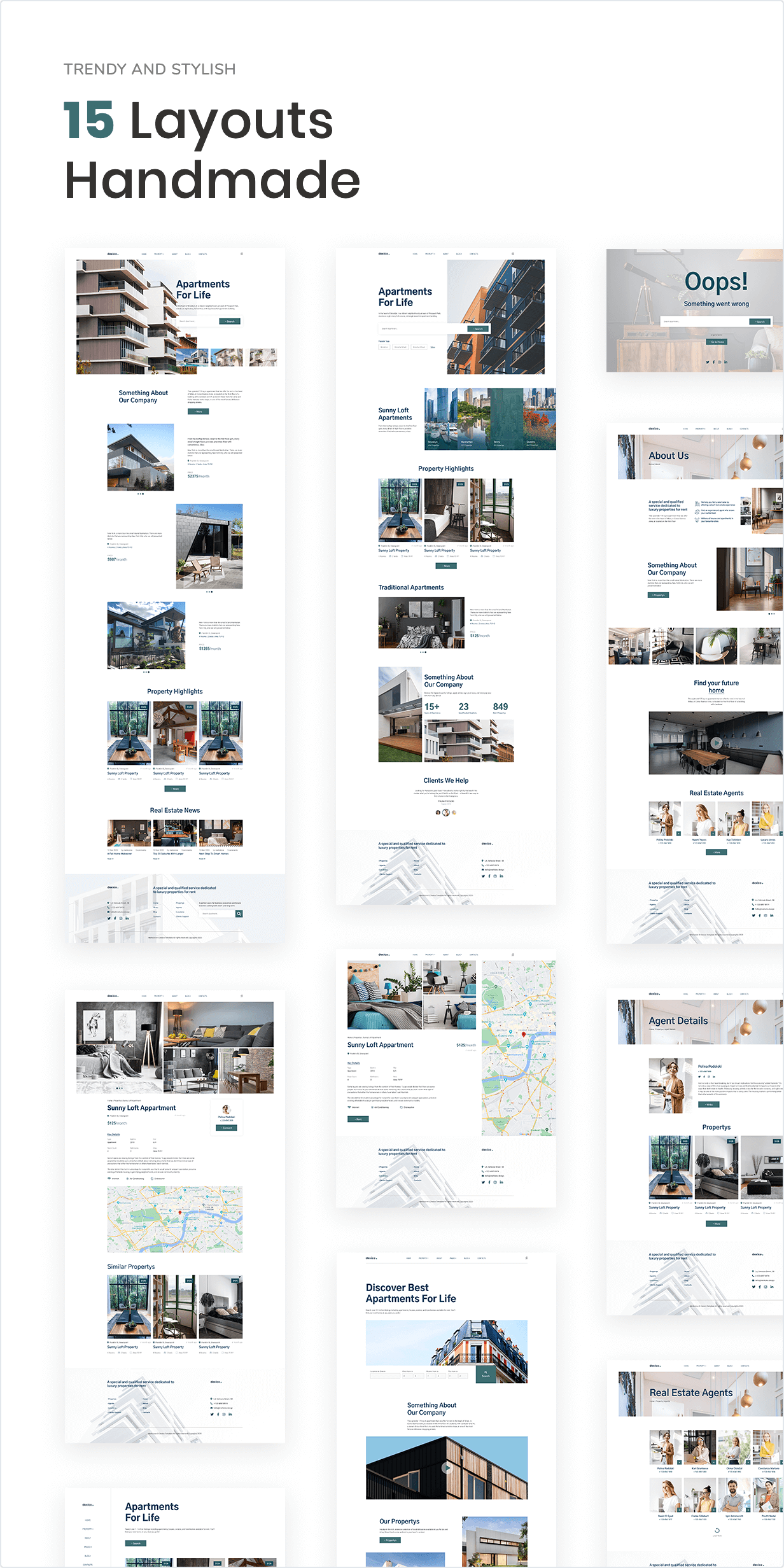 15 Layouts Handmade