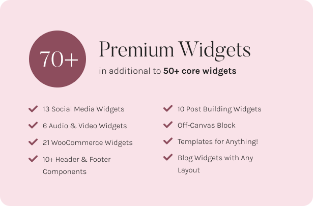 Widgets Premium