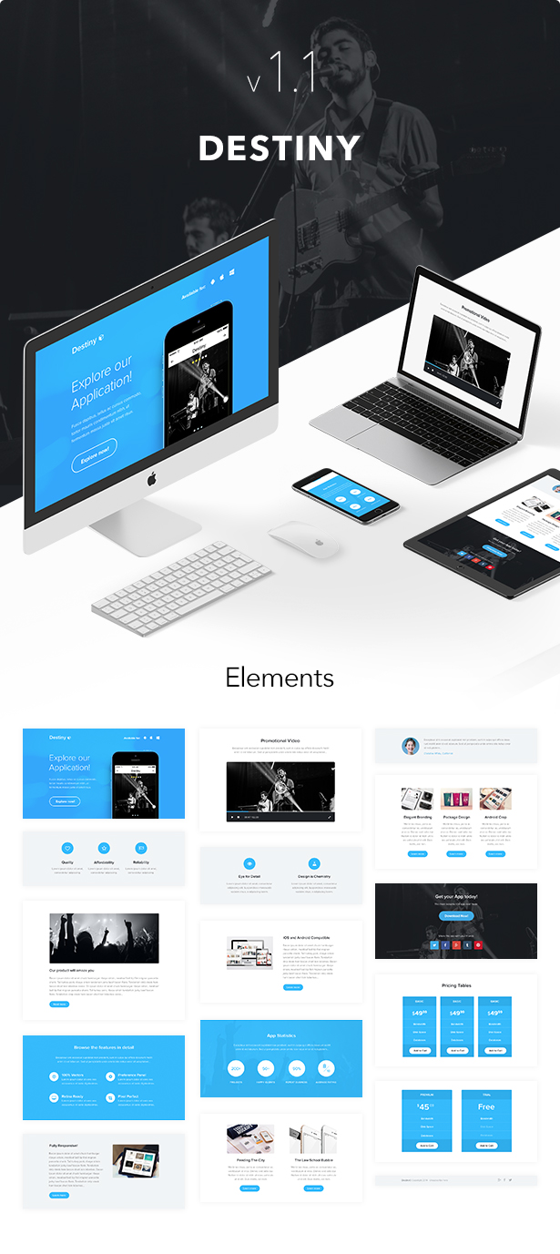  Destiny - Responsive Email + Themebuilder Access - 1