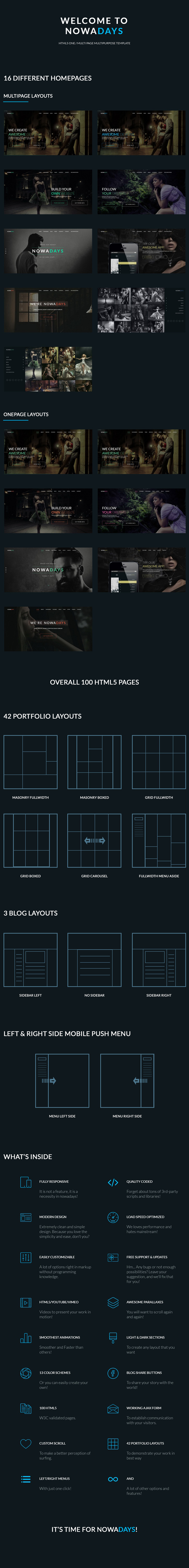 NowaDays - Multipurpose One/Multipage Creative Agency HTML5 Template - 7